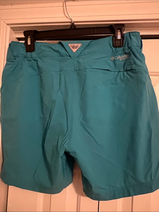 Columbia Pants - Columbia Teal Athletic Shorts - Women's